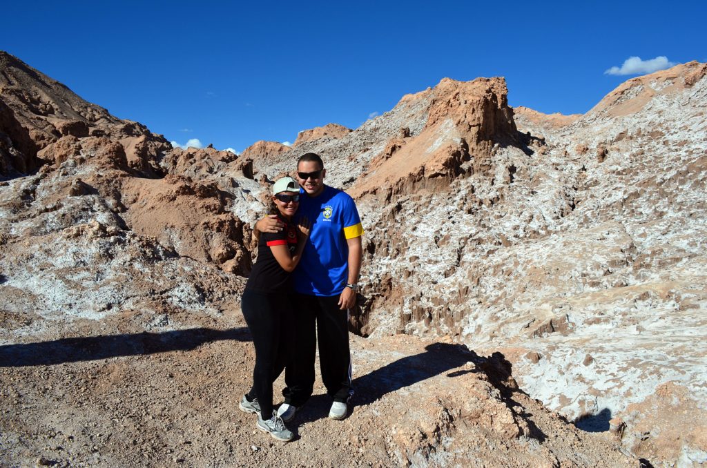 Cordilheiras de sal do Valle de La Luna