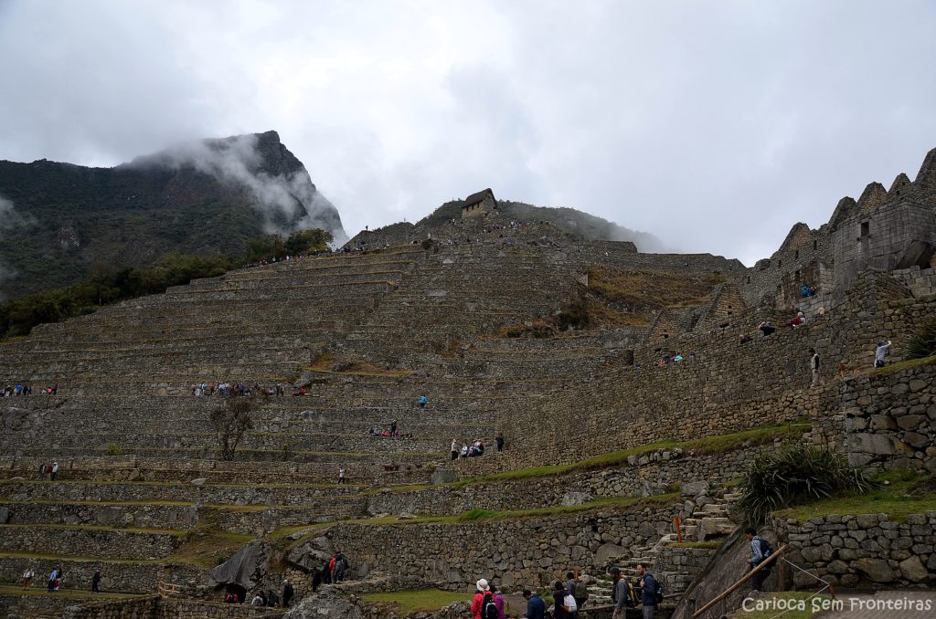 Terraços agrícolas em Machu Picchu