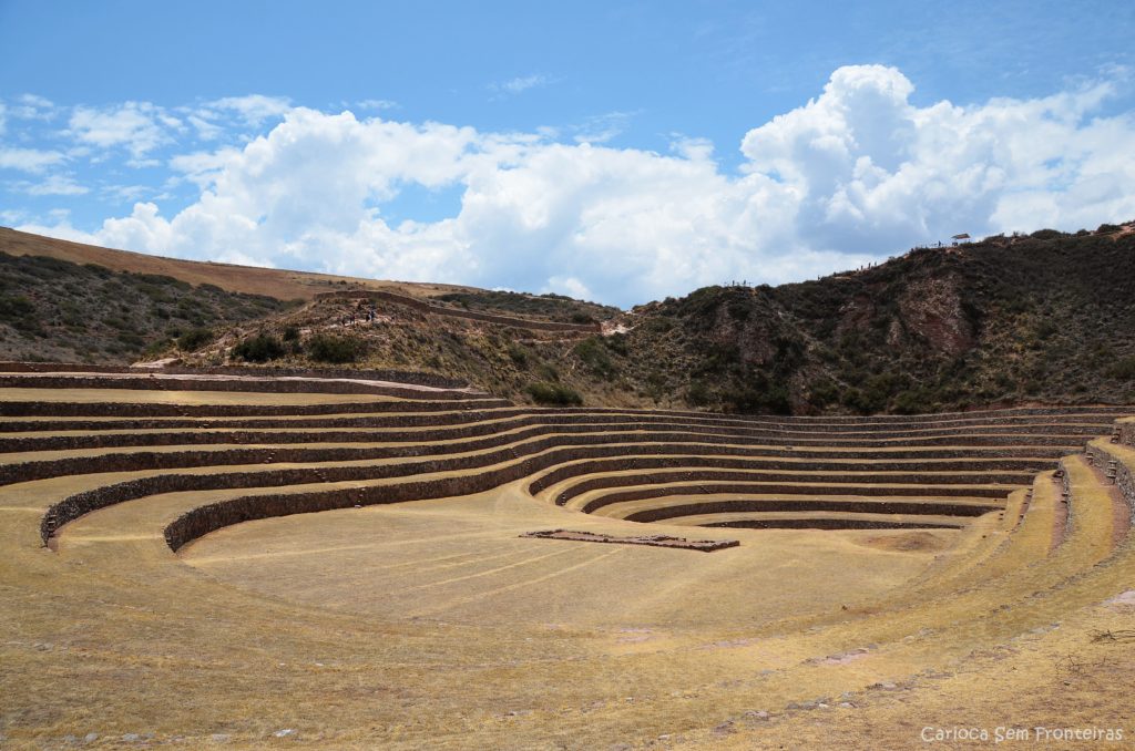 Vista para os terraços de Moray