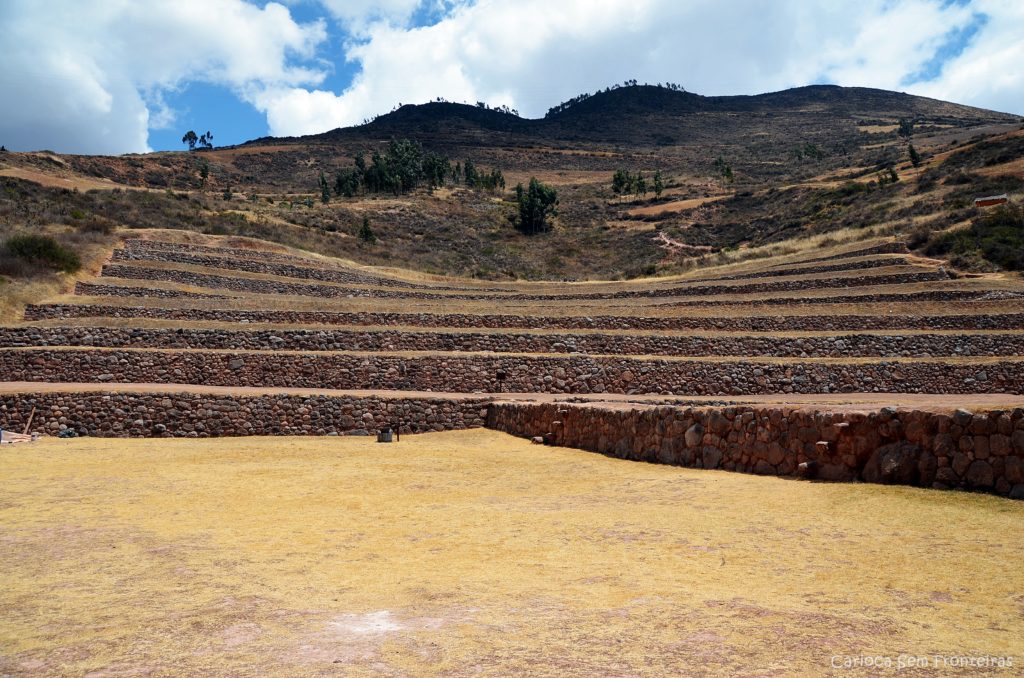 Dentro dos terraços agrícolas de Moray