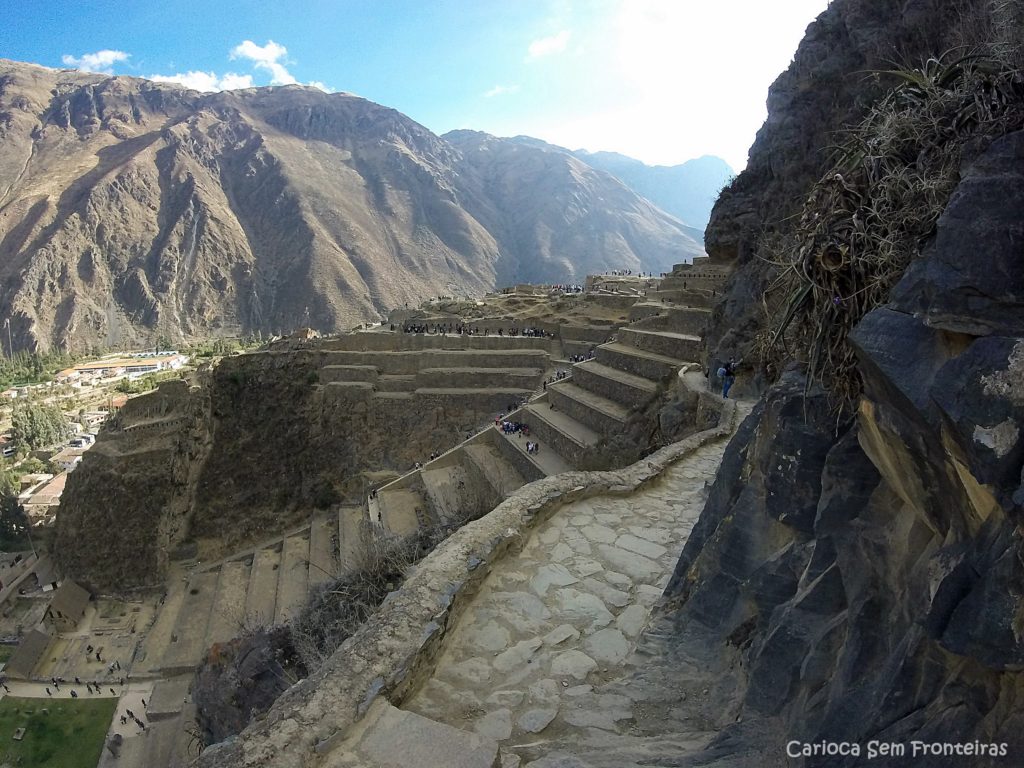 Parte das ruínas de Ollantaytambo