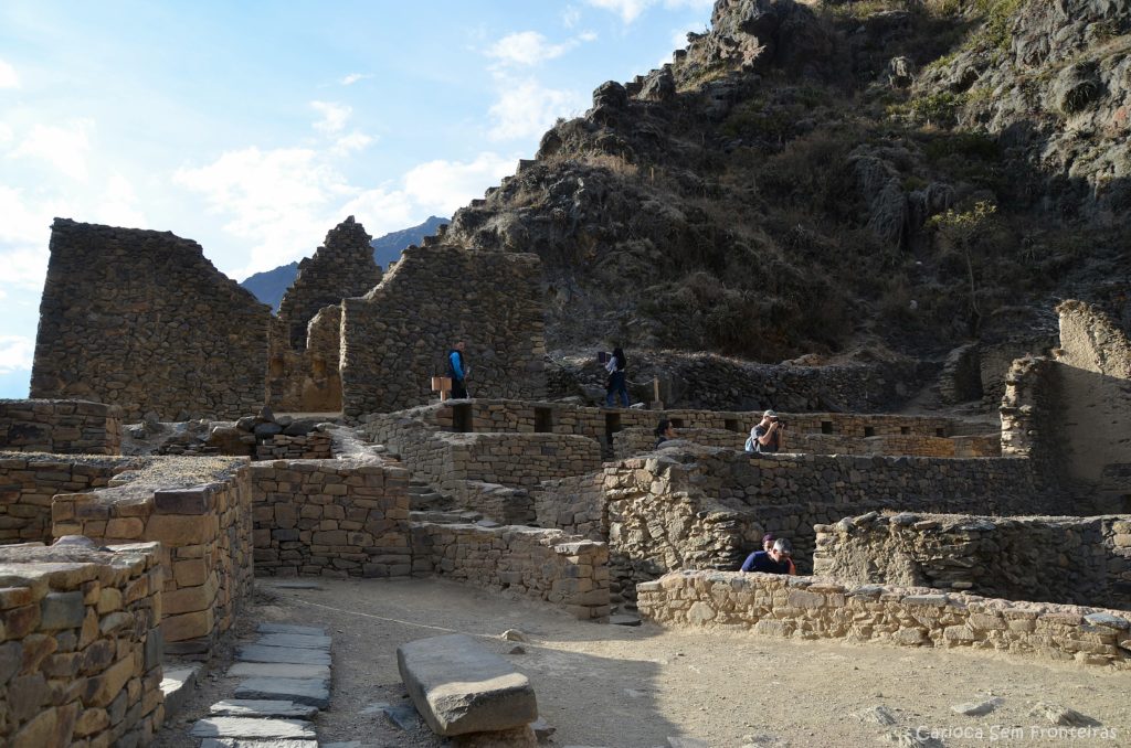 Arquitetura inca em Ollantaytambo