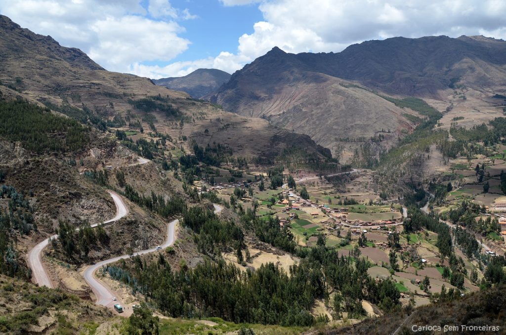 Vista de Pisac para todo o Vale Sagrado dos Incas