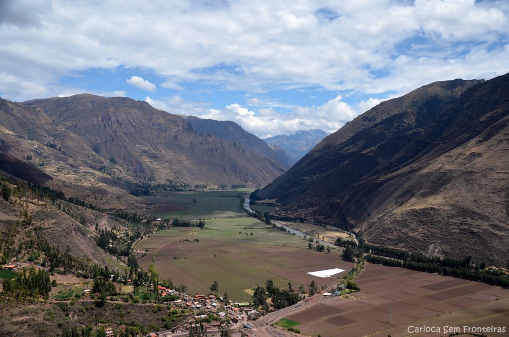 Mirante para o vale Sagrado dos Incas