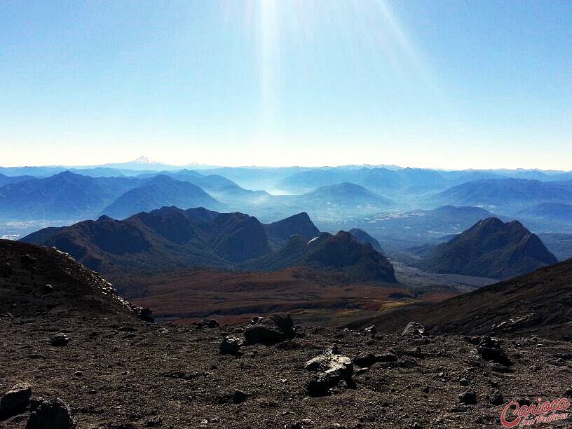 Início da subida ao Vulcão Villarrica