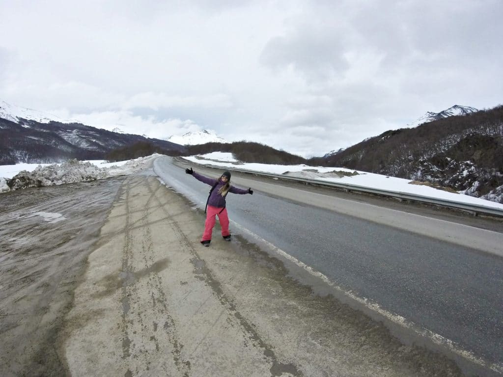 Estrada em ushuaia