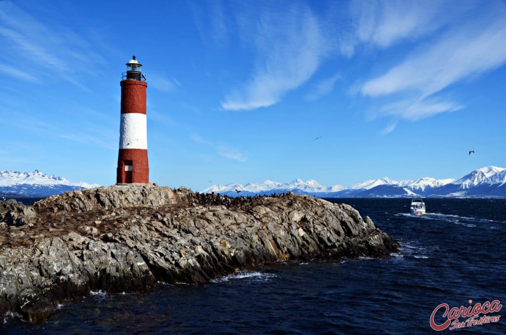 Farol do fim do mundo no Canal de Beagle