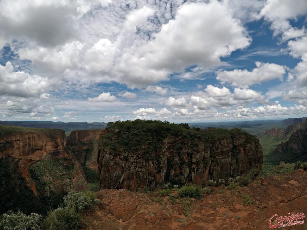 Paredão do Eco no Parque Nacional da Chapada dos Guimarães