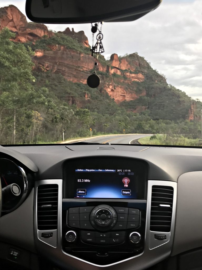 Estrada para a Chapada dos Guimarães