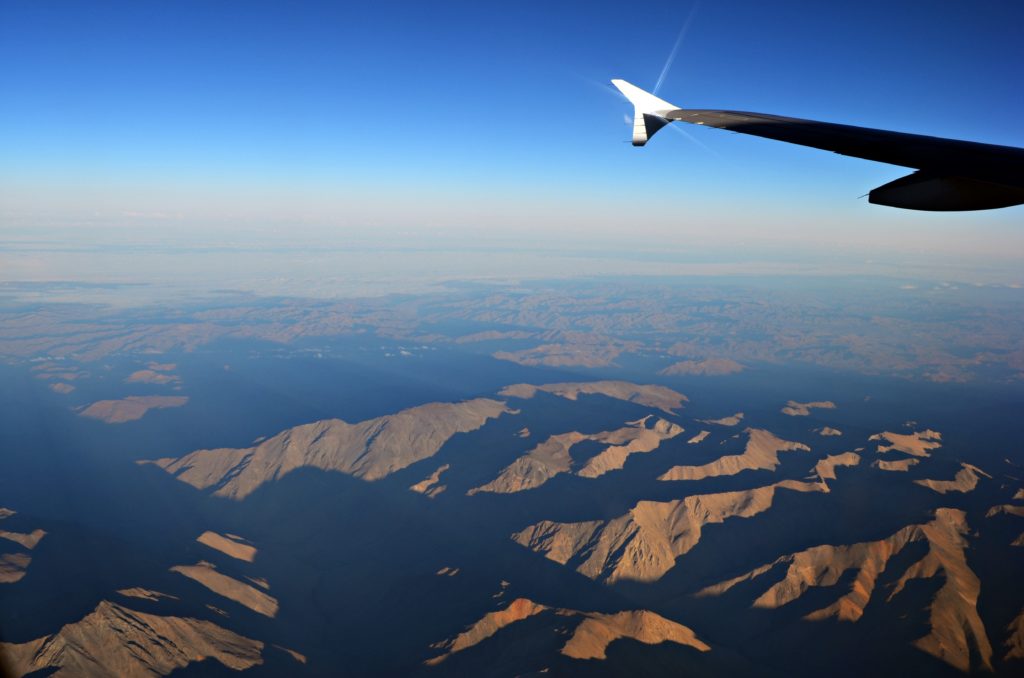 atacama do avião