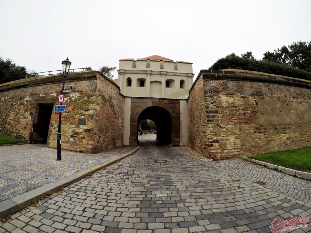 Entrada para a antiga fortaleza de Vysehrad