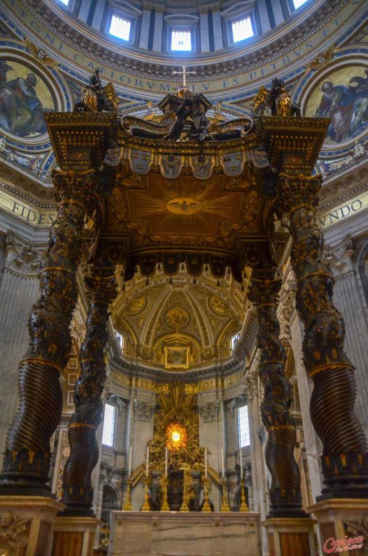 Resultado de imagem para baldaquino basilica de sao pedro