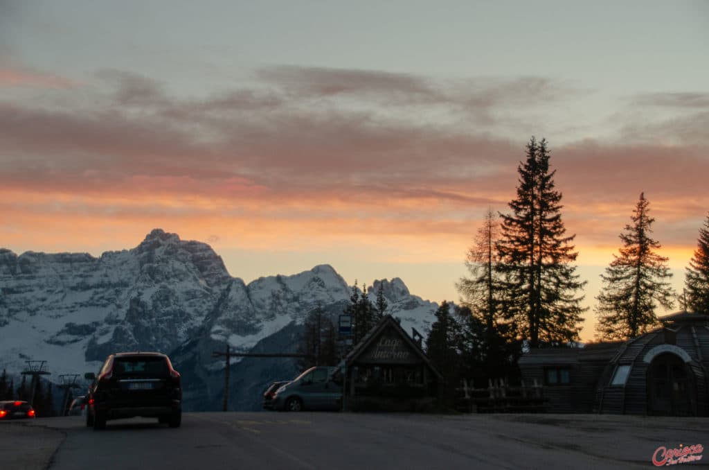 Fim de tarde Dolomitas