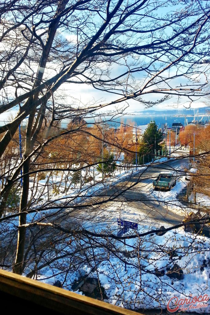 Rua de Ushuaia vista da Posada del Fin del MUndo