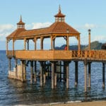Deck no Lago Llanquihue em Frutillar