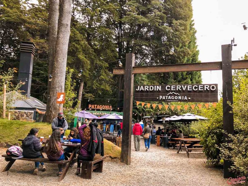Entrada do Jardim Cervecero na Cervejeria Patagonia