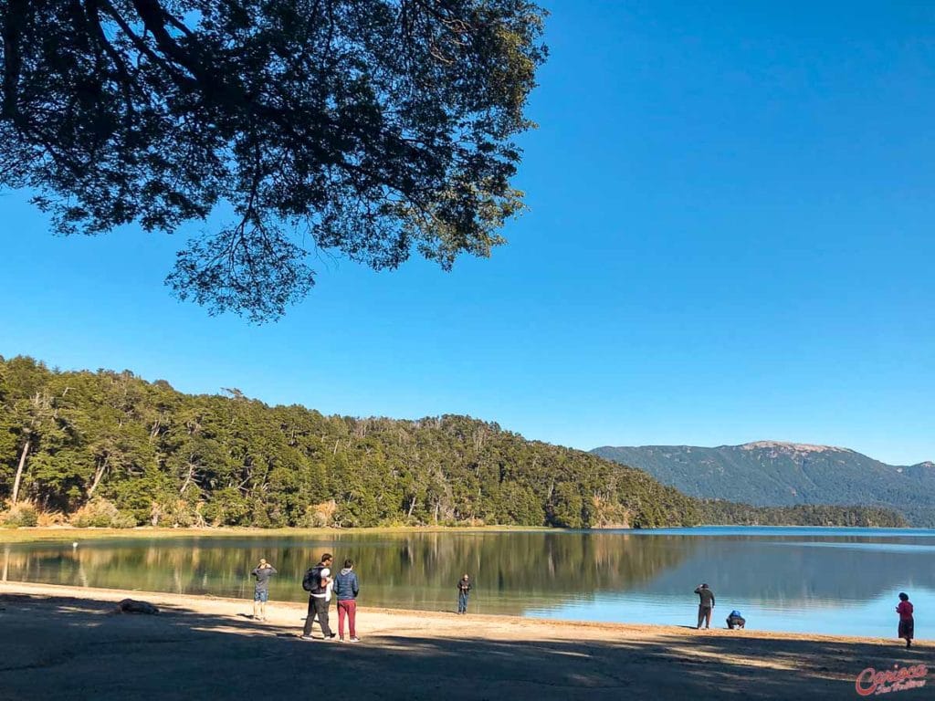 Lago Espejo Chico na Rota dos Sete Lagos