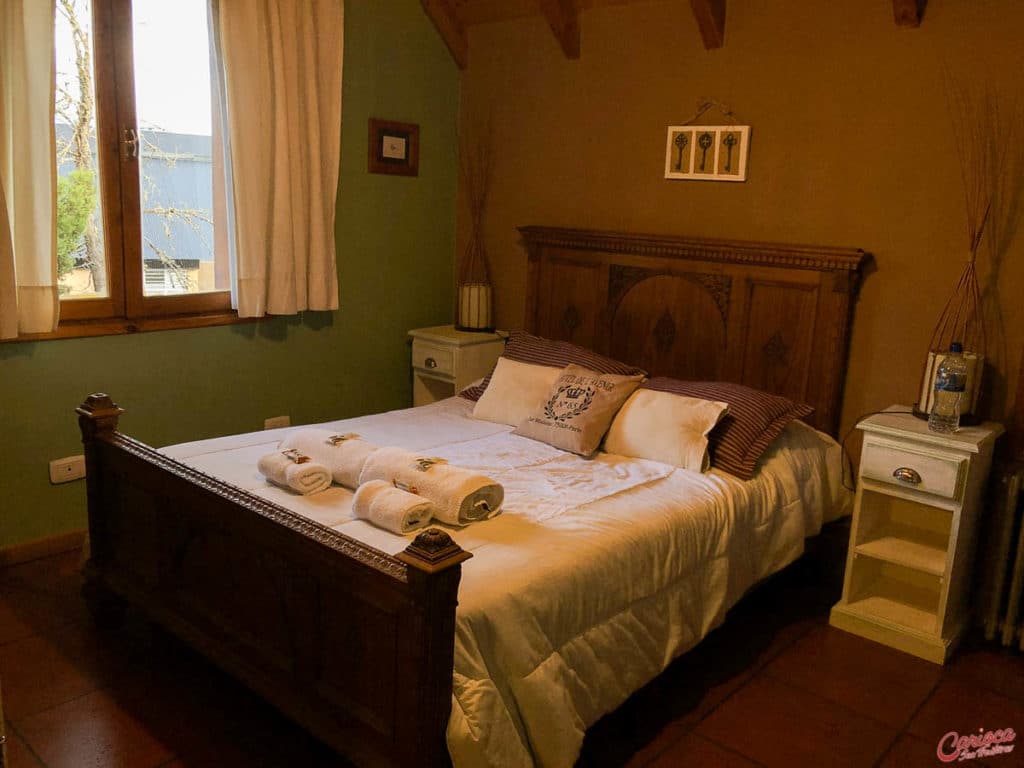 Quarto duplo da Hosteria Bajo Cero