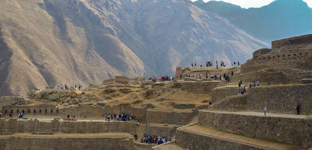 Ruína de Ollantaytambo no Peru