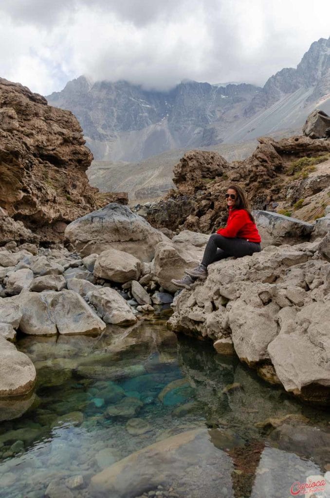 Rio el Yeso em Cajón del Maipo