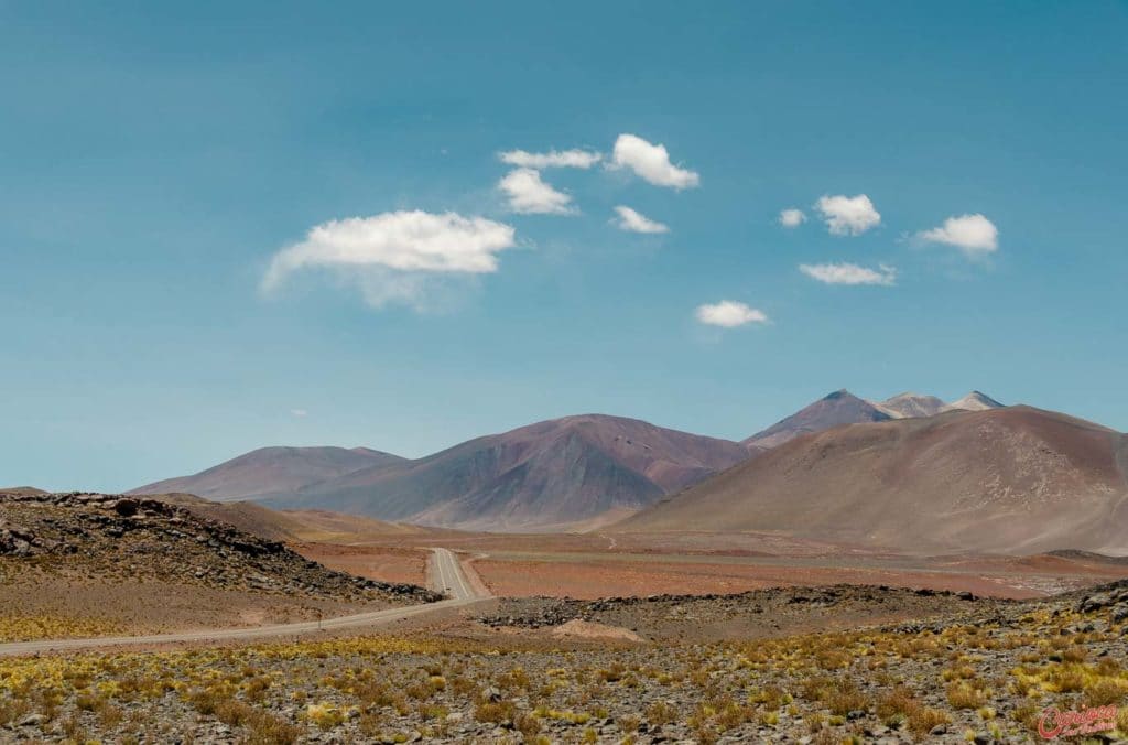 Estrada no Deserto do Atacama