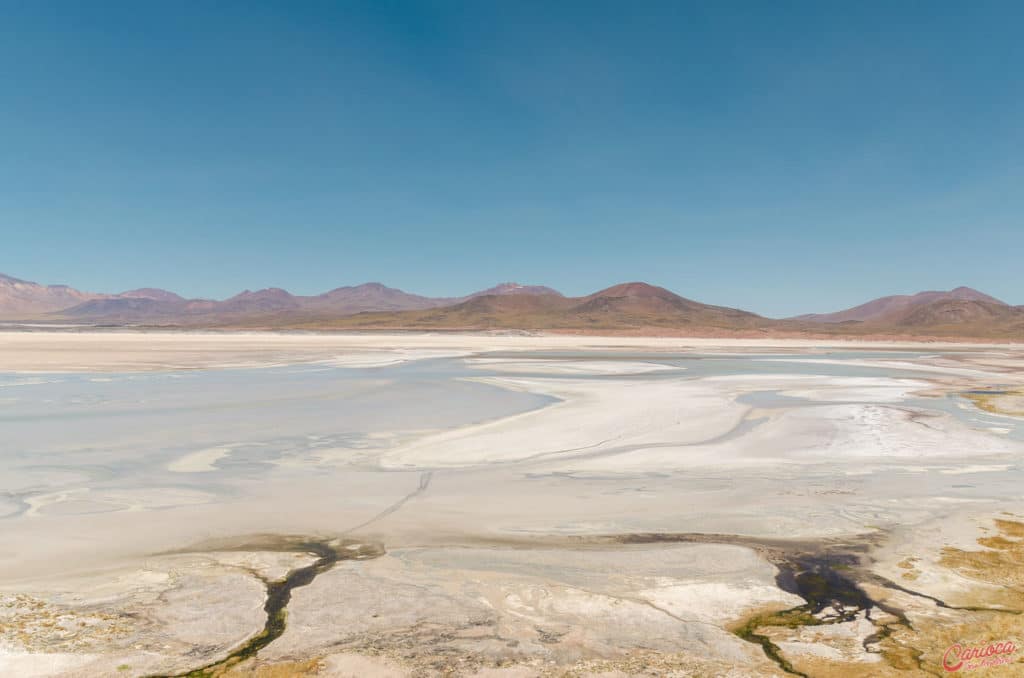 Mirante para Piedras Rojas no Atacama