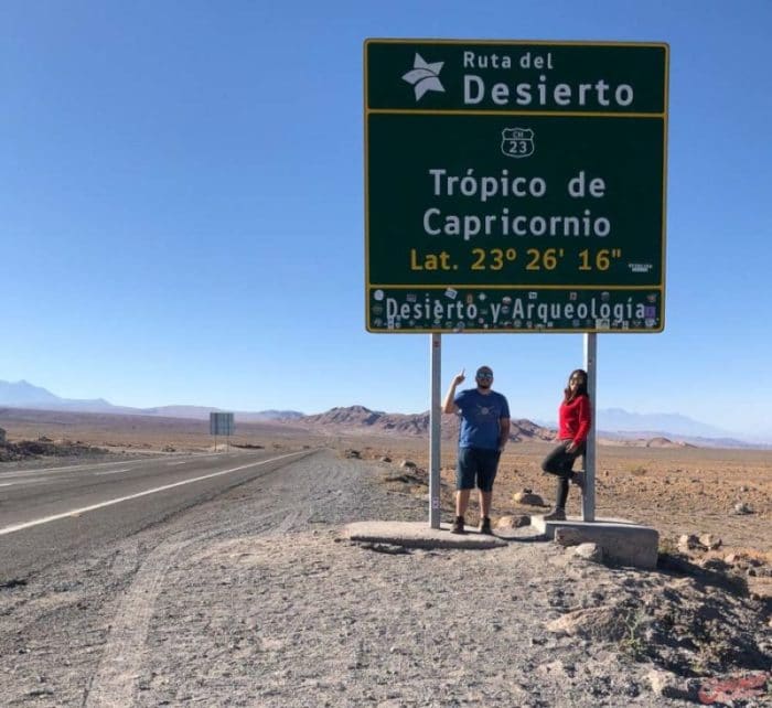 Tropico de Capricornio Deserto do Atacama