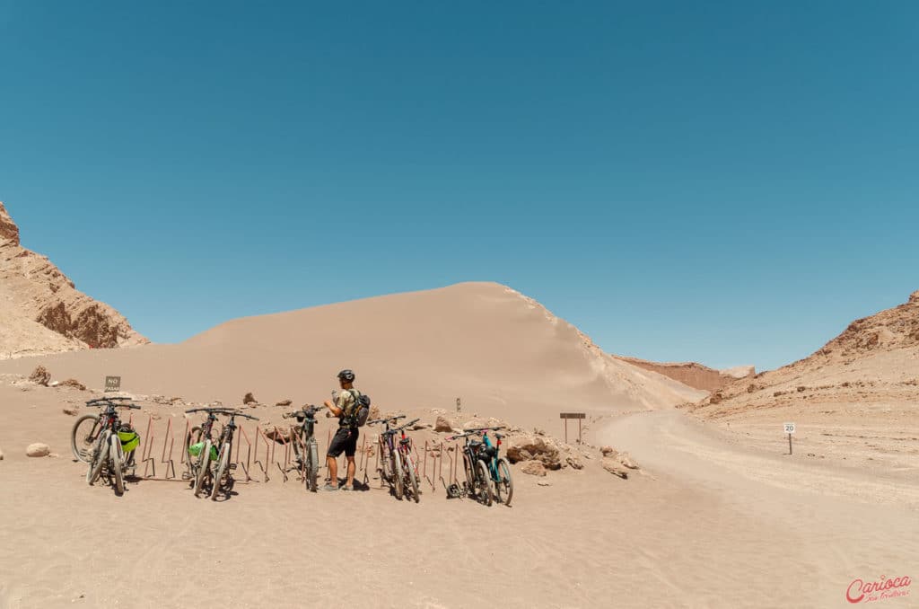 Bicicleta no Valle de la Luna