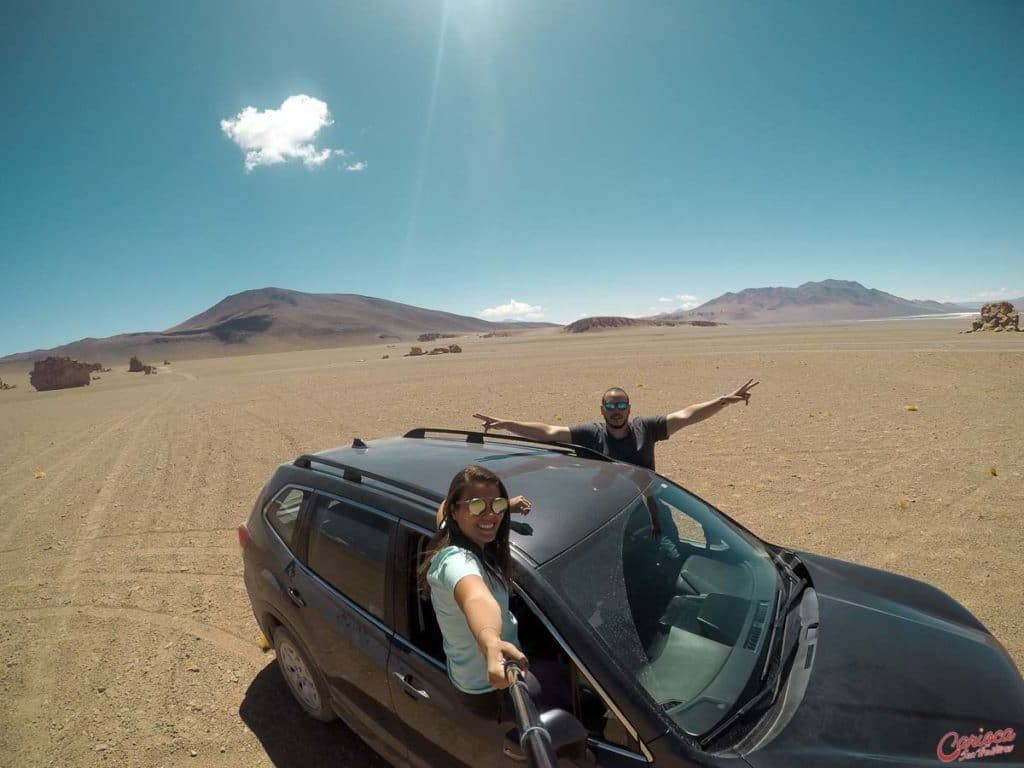 Deserto do Atacama com carro alugado