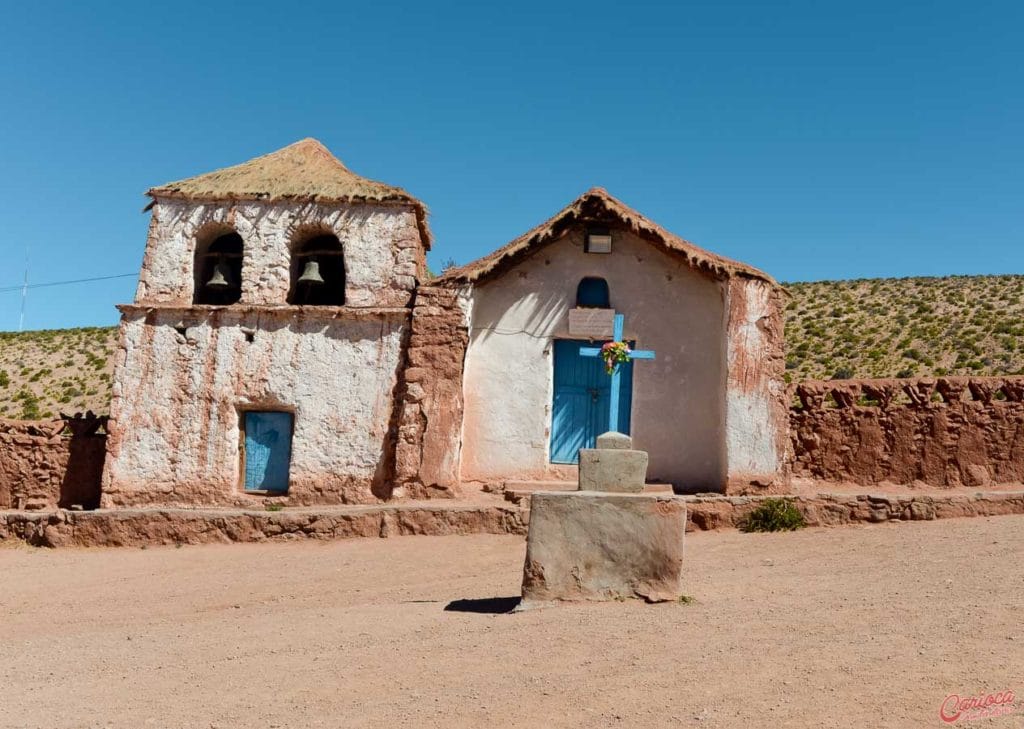 Igreja do Pueblo Machuca no Atacama