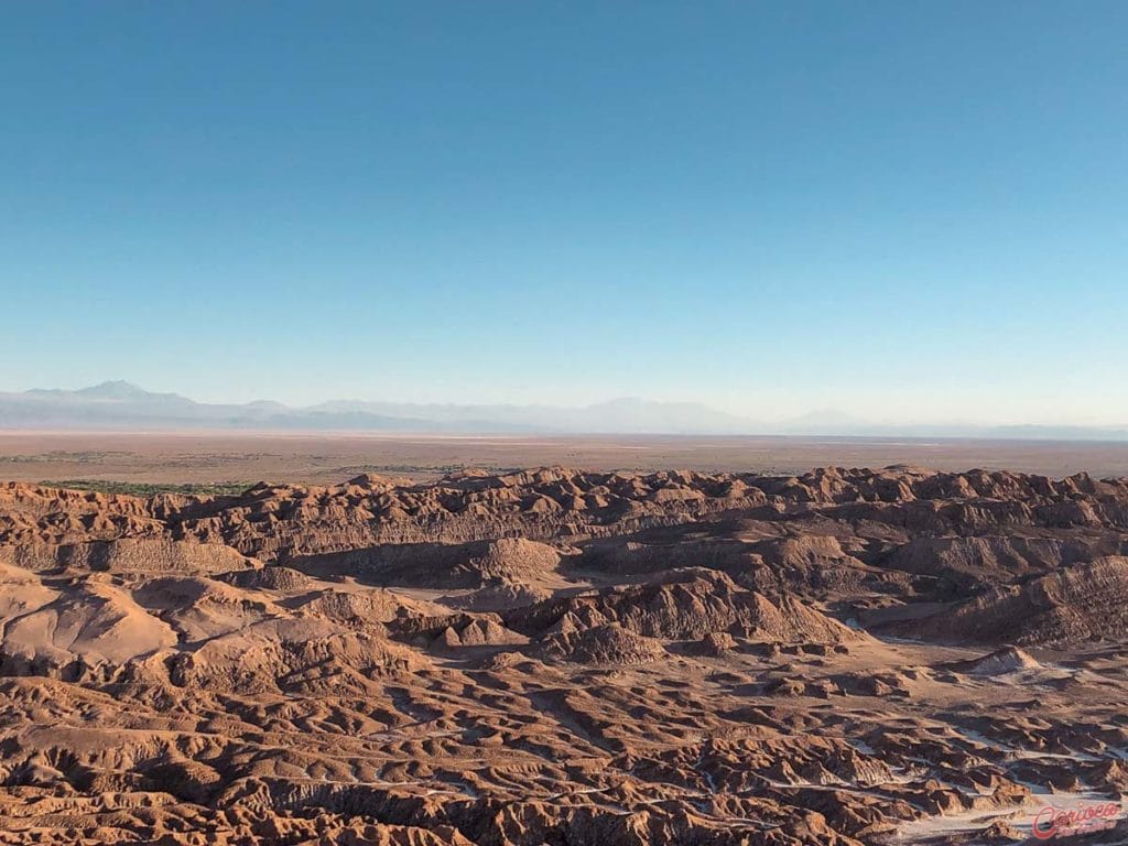 Valle de la Luna visto do Mirador de Kari