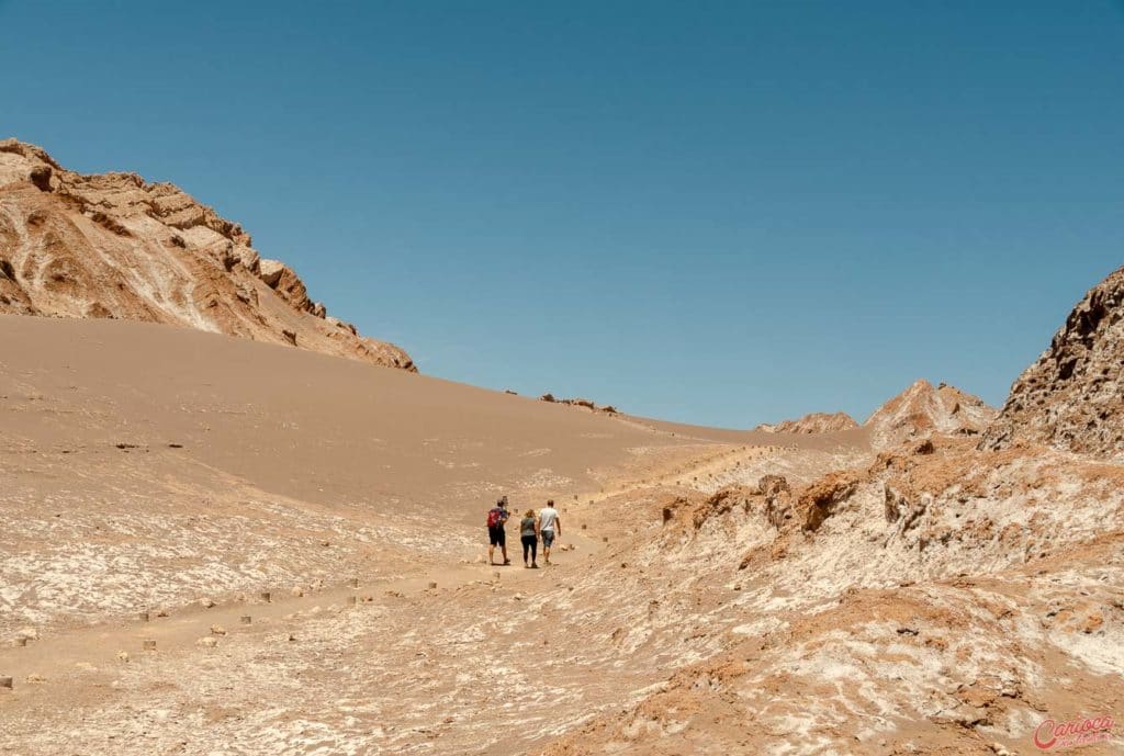 Trilhas no Valle de la Luna