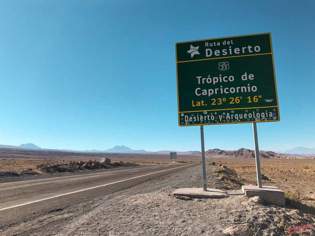 Trópico de Capricórnio no Atacama
