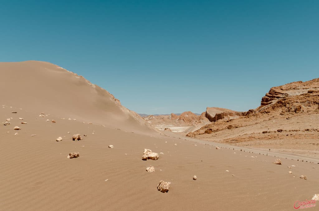 Valle de la Luna no Deserto do Atacama