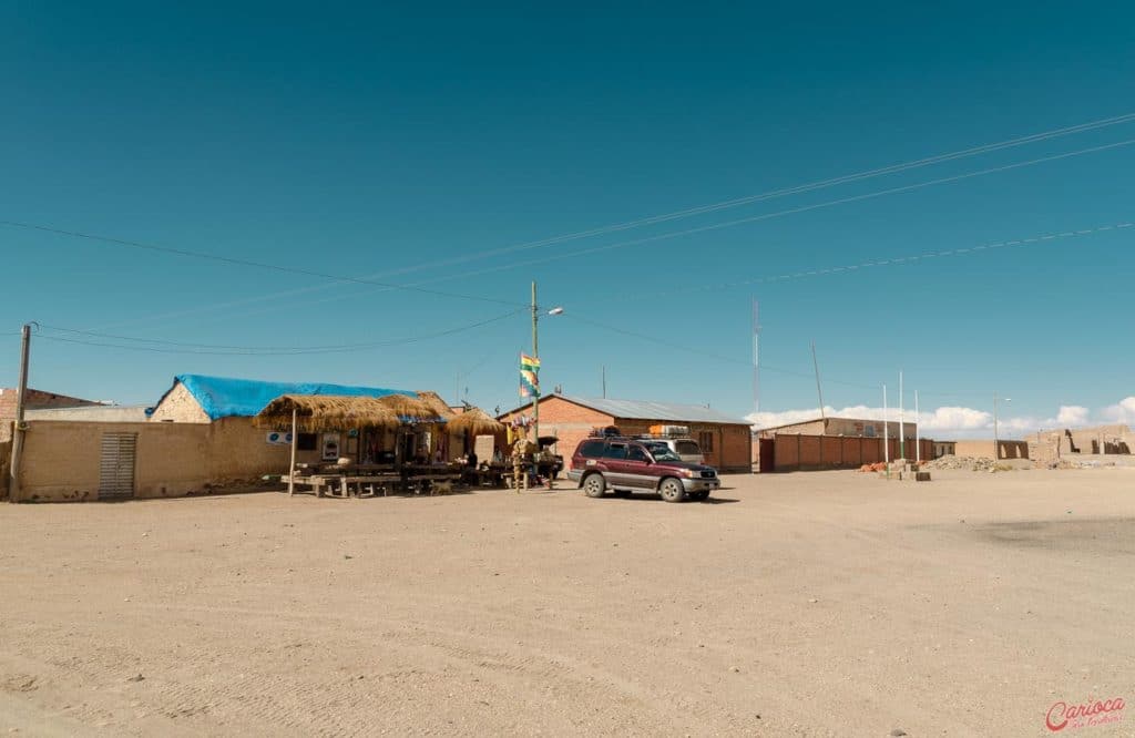 Pueblo de Julaca na Bolivia na Travessia do Salar de Uyuni