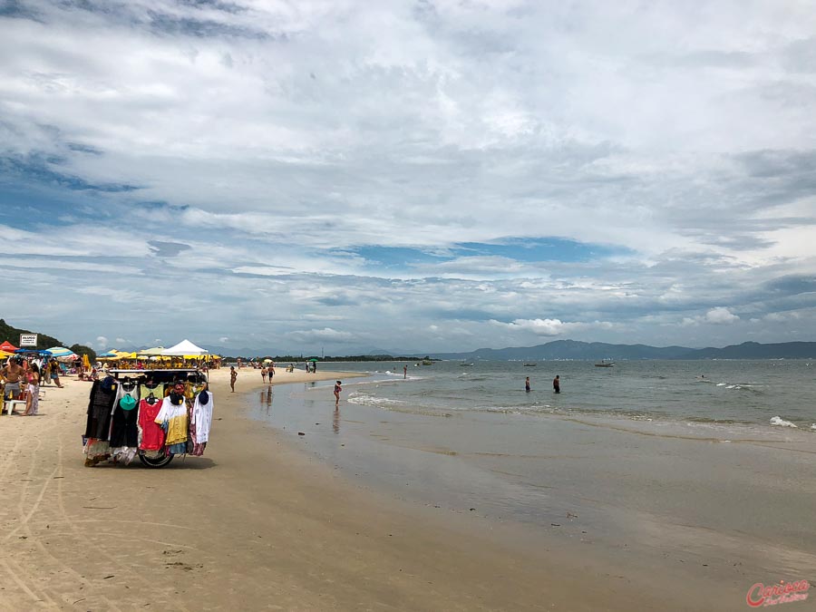 Areias da Praia do Forte em Floripa