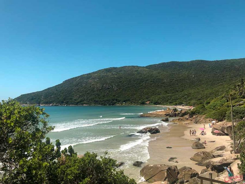 Vista da trilha para a Praia do Matadeiro