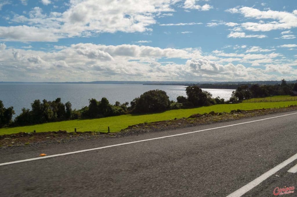 Estradas ao redor do Lago Llanquihue