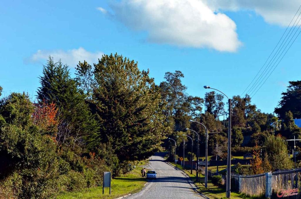 Estrada secundária para Frutillar