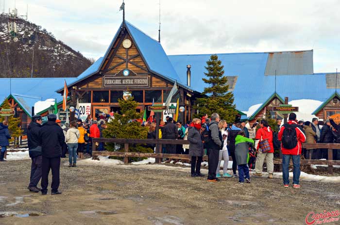 Estação de embarque Trem do Fim do mundo em Ushuaia