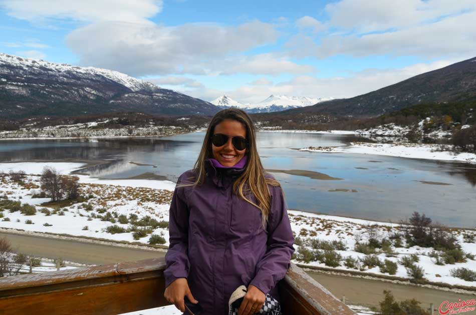 Parque Nacional Tierra del Fuego durante o inverno em Ushuaia