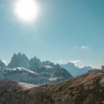 Rifugio Auronzo nas Dolomitas