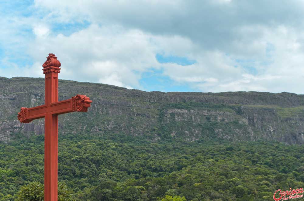 Serra de São José vista da Igreja Matriz de Santo Antônio