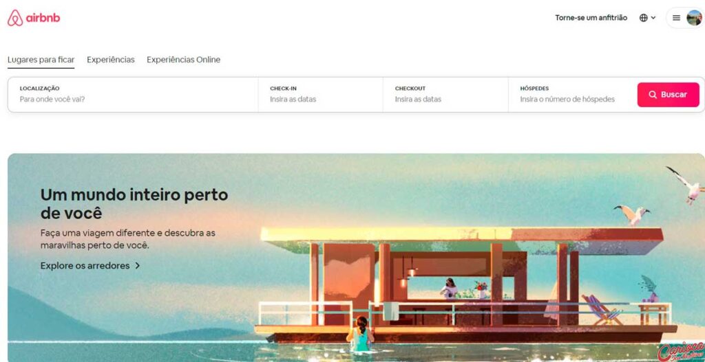 Como reservar pelo Airbnb