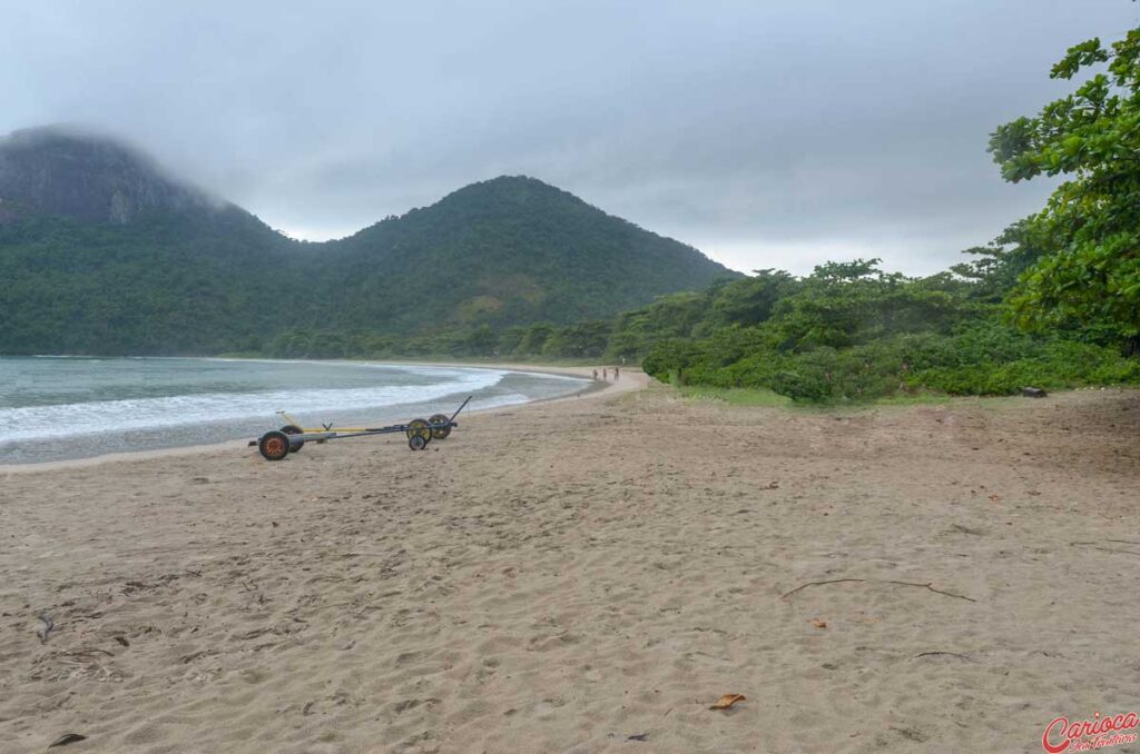 Praia de Dois Rios em Ilha Grande