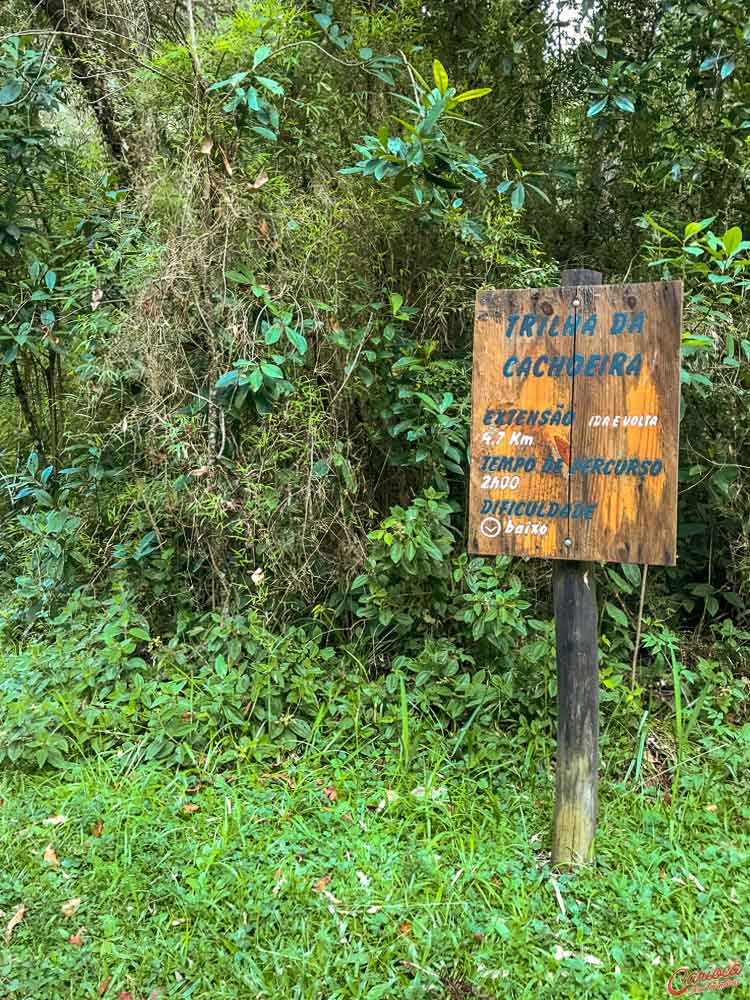 Trilha da Cachoeira Parque Estadual Campos do Jordão