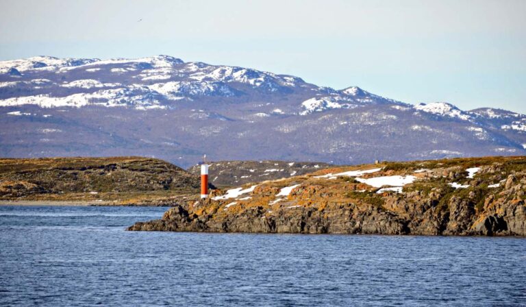 Canal de Beagle em Ushuaia Patagonia