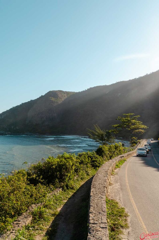 Estrada para a Prainha no Rio de Janeiro