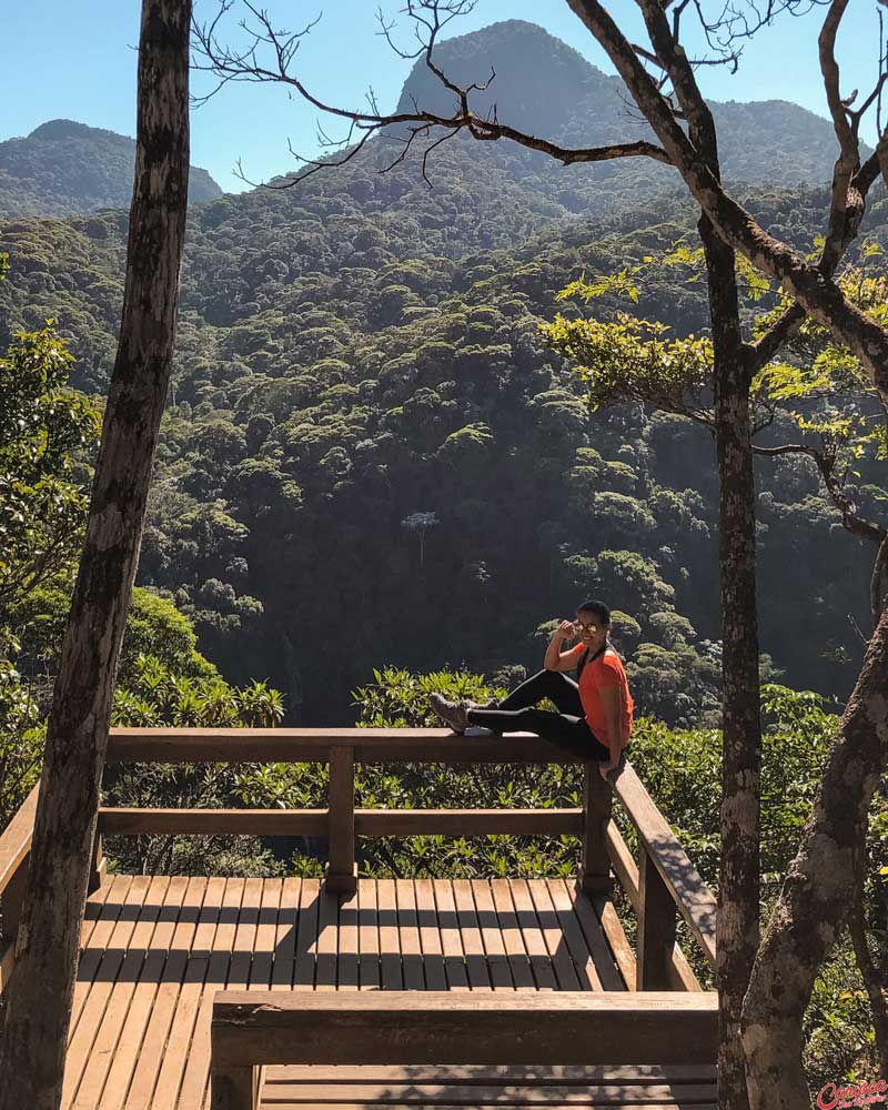 Mirante da Cascatinha no Parque Nacional da Tijuca