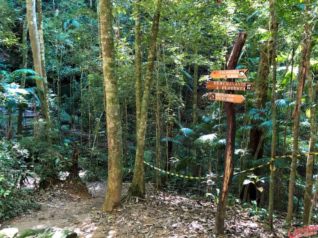 Sinalização Parque Nacional da Tijuca